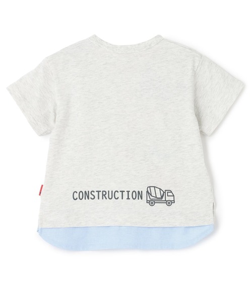 KP BOY（ケーピーボーイ）の「働く車 半袖Tシャツ（Tシャツ/カットソー・キッズ・カーキ/オートミール・80ｃｍ/90cm/100cm/110cm/120cm/130cm）」の3枚目の写真