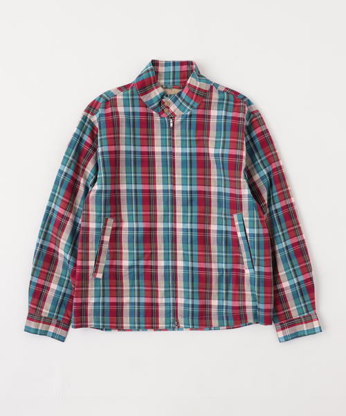 B.C STOCK（ベーセーストック）の「Harrington Light Jacket（ブルゾン・メンズ・カーキ/ブルー系その他/ネイビー/ボルドー・MEDIUM/LARGE）」の4枚目の写真