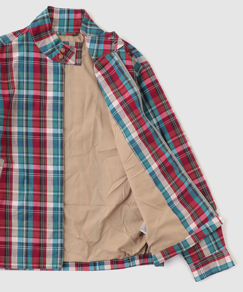 B.C STOCK（ベーセーストック）の「Harrington Light Jacket（ブルゾン・メンズ・カーキ/ブルー系その他/ネイビー/ボルドー・MEDIUM/LARGE）」の7枚目の写真