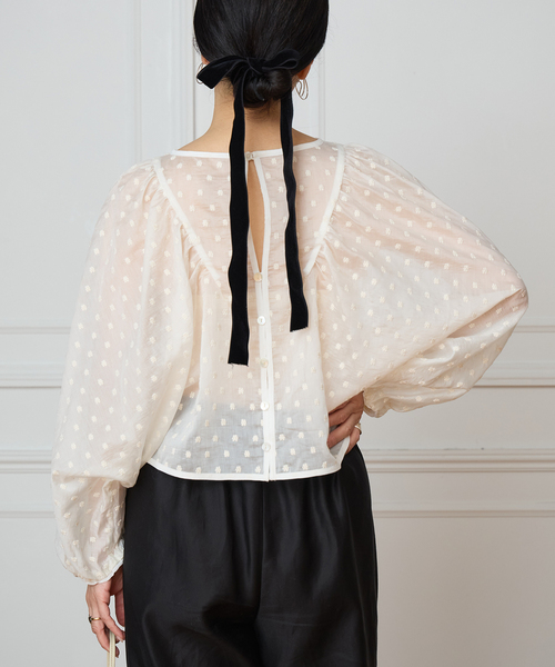 IENA LA BOUCLE Flower ドットブラウス（シャツ/ブラウス）｜IENA LA