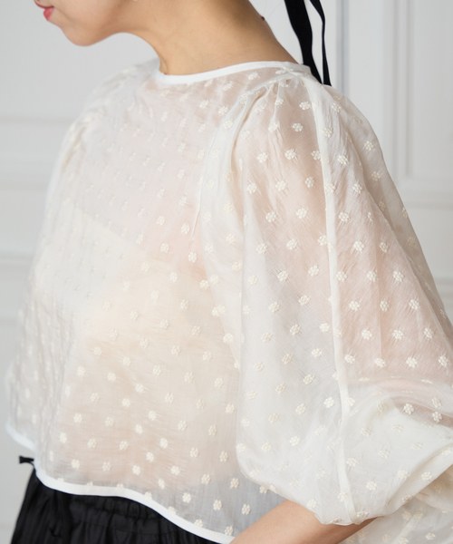 IENA LA BOUCLE Flower ドットブラウス（シャツ/ブラウス）｜IENA LA
