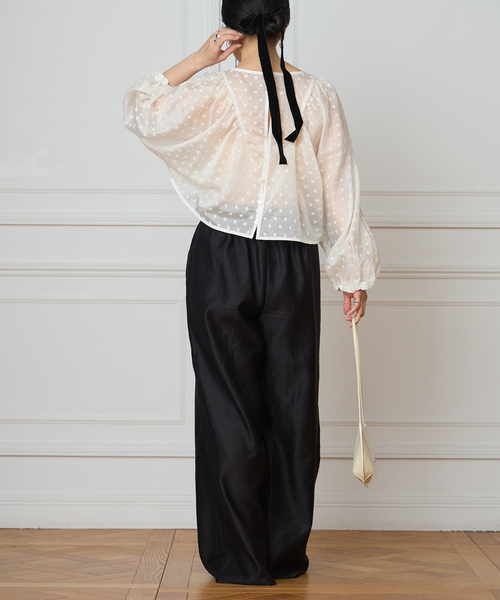 IENA LA BOUCLE Flower ドットブラウス（シャツ/ブラウス）｜IENA LA