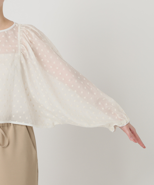 IENA LA BOUCLE Flower ドットブラウス（シャツ/ブラウス）｜IENA LA