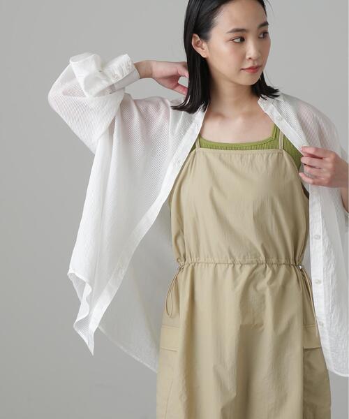 FREE'S MART（フリーズマート）の「◇シアーストライプオーバーシャツ（シャツ/ブラウス・レディース・ブルー系その他/ベージュ系その他/ホワイト系その他・FREE）」の22枚目の写真