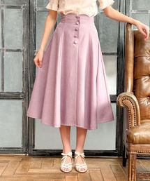 an another angelus（アンアナザーアンジェラス）の「【サイズ展開】ハイウエストスカラップフレアースカート/fint フィント（スカート）」