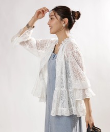JUSGLITTY | レースティアードチュニック(シャツ/ブラウス)