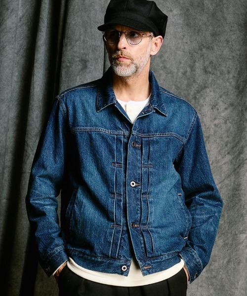 wjk（ダヴルジェイケイ）の「mj8271-trucker jacket(OW) デニム