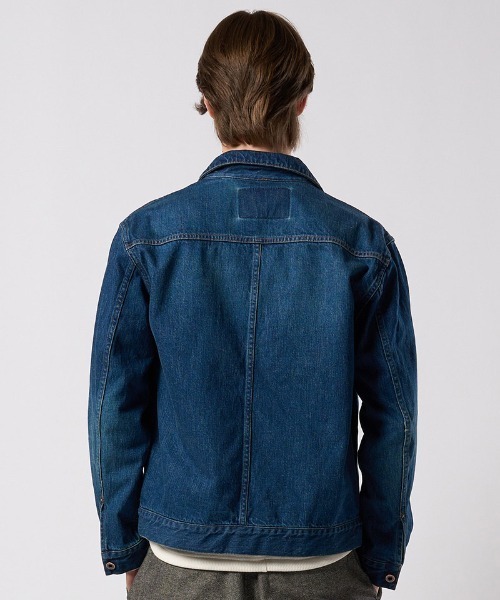 wjk(ダヴルジェイケイ)の「mj11528- denim jacket type1 (used) デニムジャケット(2092 dn91j)(デニムジャケット・メンズ・チャコールグレー/インディゴブルー・S/M/L/XL)」の9枚目の写真
