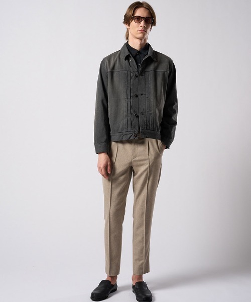 wjk(ダヴルジェイケイ)の「mj11528- denim jacket type1 (used) デニムジャケット(2092 dn91j)(デニムジャケット・メンズ・チャコールグレー/インディゴブルー・S/M/L/XL)」の19枚目の写真