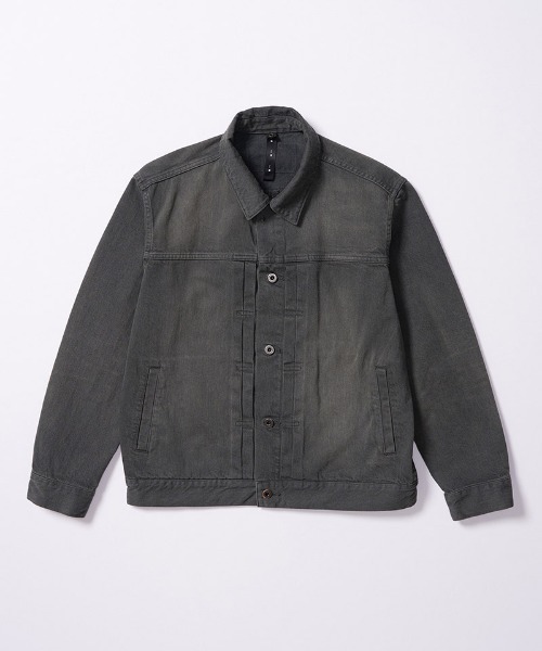 wjk(ダヴルジェイケイ)の「mj11528- denim jacket type1 (used) デニムジャケット(2092 dn91j)(デニムジャケット・メンズ・チャコールグレー/インディゴブルー・S/M/L/XL)」の20枚目の写真