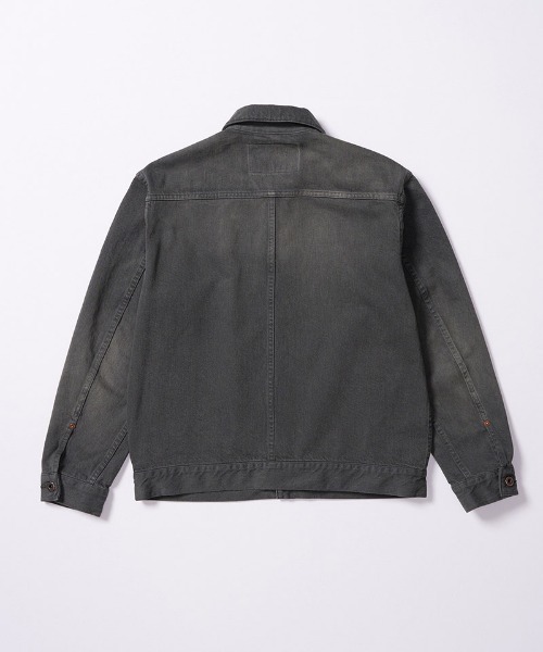 wjk(ダヴルジェイケイ)の「mj11528- denim jacket type1 (used) デニムジャケット(2092 dn91j)(デニムジャケット・メンズ・チャコールグレー/インディゴブルー・S/M/L/XL)」の21枚目の写真