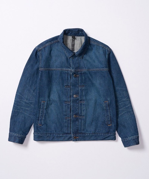 wjk(ダヴルジェイケイ)の「mj11528- denim jacket type1 (used) デニムジャケット(2092 dn91j)(デニムジャケット・メンズ・チャコールグレー/インディゴブルー・S/M/L/XL)」の22枚目の写真