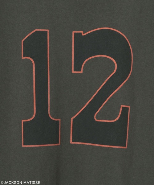 JACKSON MATISSE(ジャクソンマティス)の「【JACKSON MATISSE/BAYFLOW】アメリカンベースボールTEE(Tシャツ/カットソー・メンズ・オフホワイト/チャコール/ピンク・LARGE/MEDIUM)」の11枚目の写真