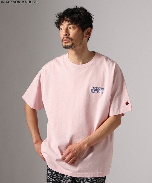 JACKSON MATISSE(ジャクソンマティス)の「【JACKSON MATISSE/BAYFLOW】アメリカンベースボールTEE(Tシャツ/カットソー・メンズ・オフホワイト/チャコール/ピンク・LARGE/MEDIUM)」の20枚目の写真