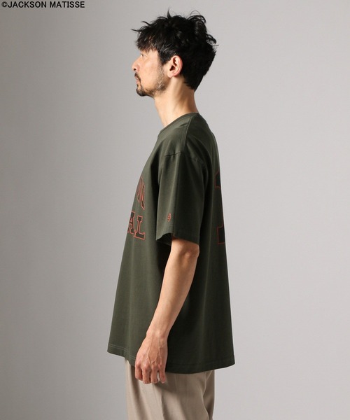 JACKSON MATISSE(ジャクソンマティス)の「【JACKSON MATISSE/BAYFLOW】アメリカンベースボールTEE(Tシャツ/カットソー・メンズ・オフホワイト/チャコール/ピンク・LARGE/MEDIUM)」の15枚目の写真