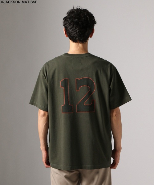JACKSON MATISSE(ジャクソンマティス)の「【JACKSON MATISSE/BAYFLOW】アメリカンベースボールTEE(Tシャツ/カットソー・メンズ・オフホワイト/チャコール/ピンク・LARGE/MEDIUM)」の16枚目の写真