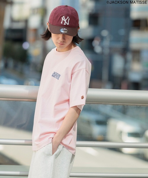 JACKSON MATISSE(ジャクソンマティス)の「【JACKSON MATISSE/BAYFLOW】アメリカンベースボールTEE(Tシャツ/カットソー・メンズ・オフホワイト/チャコール/ピンク・LARGE/MEDIUM)」の10枚目の写真