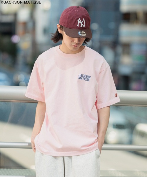 JACKSON MATISSE(ジャクソンマティス)の「【JACKSON MATISSE/BAYFLOW】アメリカンベースボールTEE(Tシャツ/カットソー・メンズ・オフホワイト/チャコール/ピンク・LARGE/MEDIUM)」の12枚目の写真