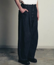 is-ness（イズネス）の「【is-ness/イズネス】5PK BALLOON PANTS(Enzyme Wash)（デニムパンツ）」