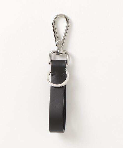 PATRICK STEPHAN(パトリックステファン)の「PATRICK STEPHAN/パトリックステファン/Leather key holder 'snap'(キーホルダー・メンズ・ブラック/シルバー・F)」の2枚目の写真