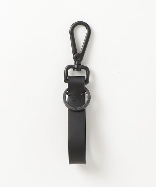 PATRICK STEPHAN(パトリックステファン)の「PATRICK STEPHAN/パトリックステファン/Leather key holder 'snap'(キーホルダー・メンズ・ブラック/シルバー・F)」の1枚目の写真