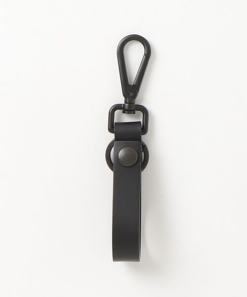 PATRICK STEPHAN(パトリックステファン)の「PATRICK STEPHAN/パトリックステファン/Leather key holder 'snap'(キーホルダー・メンズ・ブラック/シルバー・F)」の3枚目の写真
