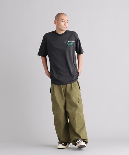 MANASTASH(マナスタッシュ)の「MANASTASH/マナスタッシュ PUMICE TEE SHARK(Tシャツ/カットソー・メンズ・ブラック/ホワイト/オレンジ・S/XL/M/L)」の18枚目の写真