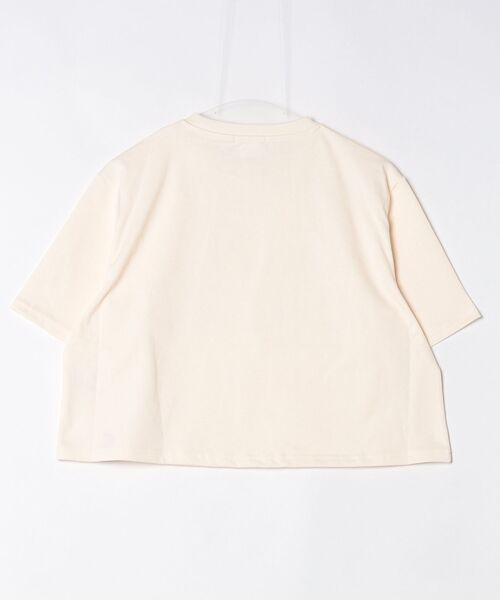 DOUBLE STANDARD CLOTHING(ダブルスタンダードクロージング)の「筆記体ロゴ クロップド天竺Tシャツ(Tシャツ/カットソー・レディース・キナリ/ピンク・FREE)」の13枚目の写真