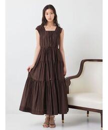 CELFORD（セルフォード）の「【洗える】【接触冷感】シアーティアードワンピース（ワンピース）」