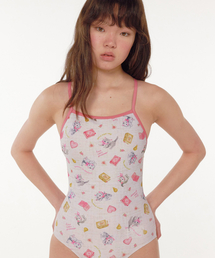 LOOP&LOOP（ループアンドループ）の「[エイプリルキティ_アイボリー] ワンピース水着（水着）」