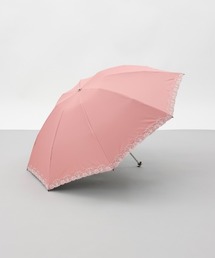 【 Aquascutum（アクアスキュータム）】エレガンス刺しゅう晴雨兼用傘（折りたたみ傘）