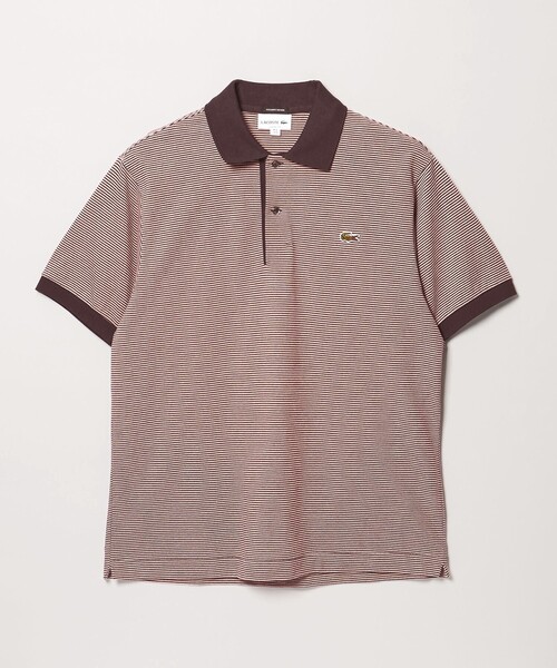 別注】＜LACOSTE＞ボーダー スキッパー ポロシャツ（ポロシャツ