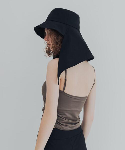 URBAN RESEARCH（アーバンリサーチ）の「『UVカット/撥水』SUN HAT（ハット・レディース・ブラック/ベージュ・-）」の5枚目の写真