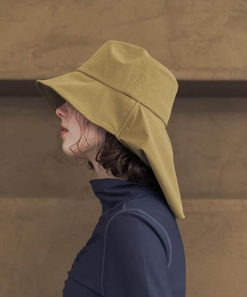 URBAN RESEARCH（アーバンリサーチ）の「『UVカット/撥水』SUN HAT（ハット・レディース・ブラック/ベージュ・-）」の14枚目の写真