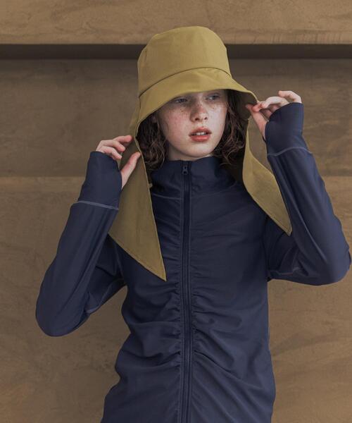 URBAN RESEARCH（アーバンリサーチ）の「『UVカット/撥水』SUN HAT（ハット・レディース・ブラック/ベージュ・-）」の15枚目の写真