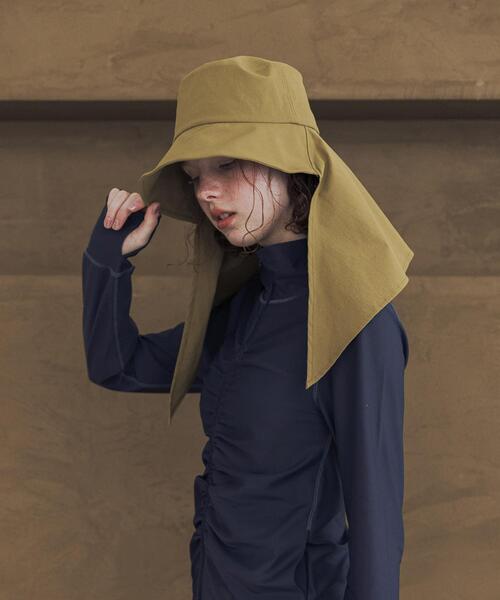 URBAN RESEARCH（アーバンリサーチ）の「『UVカット/撥水』SUN HAT（ハット・レディース・ブラック/ベージュ・-）」の16枚目の写真