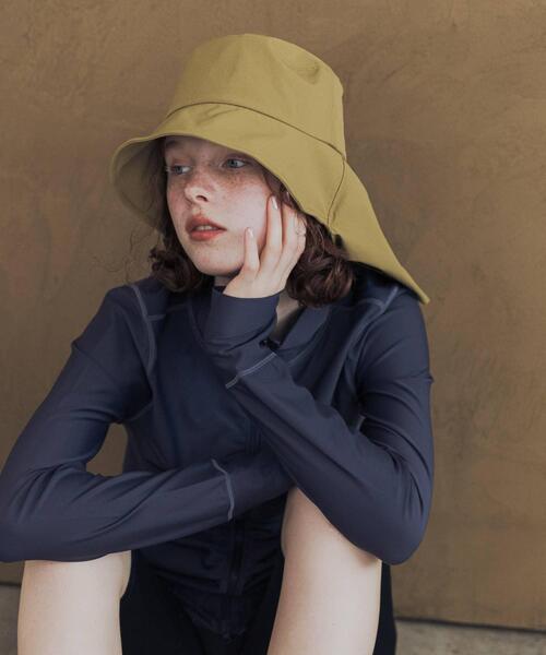 URBAN RESEARCH（アーバンリサーチ）の「『UVカット/撥水』SUN HAT（ハット・レディース・ブラック/ベージュ・-）」の18枚目の写真