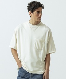 SLICK（スリック）の「【SLICK スリック】Super 100s Wool Jersey Pocket T-shirt スーパー100’s ウール天竺 ポケットTシャツ（Tシャツ/カットソー）」