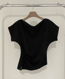 YUGA_YGMC Korean-style Off-shoulder top