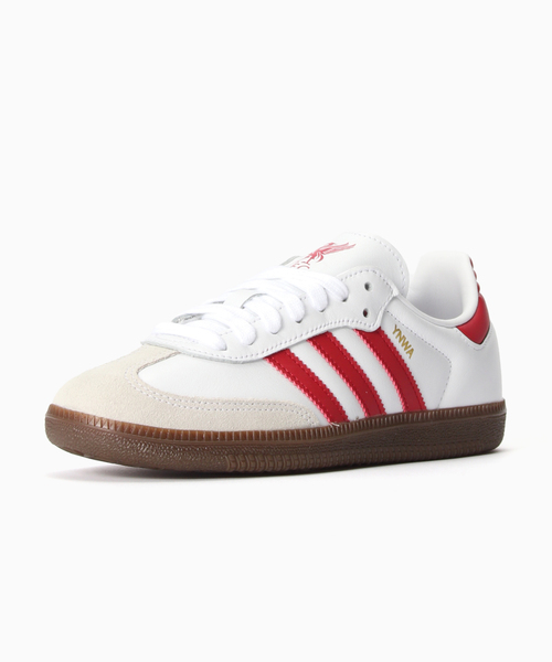 417 EDIFICE(フォーワンセブンエディフィス)の「【Liverpool FC / リバプール FC】ADIDAS HOME SAMBA(スニーカー・メンズ・ホワイト・50/55/60/65/70/75/80/85/90/95)」の2枚目の写真