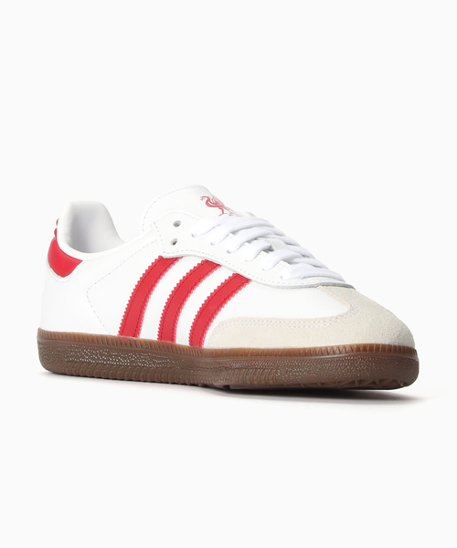 417 EDIFICE(フォーワンセブンエディフィス)の「【Liverpool FC / リバプール FC】ADIDAS HOME SAMBA(スニーカー・メンズ・ホワイト・50/55/60/65/70/75/80/85/90/95)」の5枚目の写真