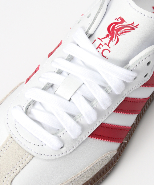 417 EDIFICE(フォーワンセブンエディフィス)の「【Liverpool FC / リバプール FC】ADIDAS HOME SAMBA(スニーカー・メンズ・ホワイト・50/55/60/65/70/75/80/85/90/95)」の6枚目の写真