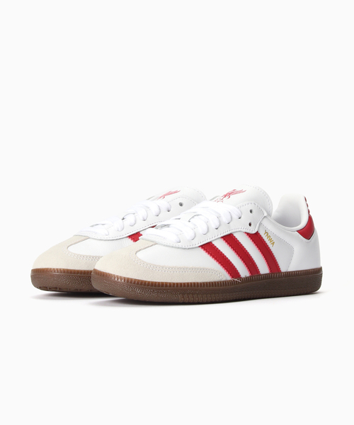 417 EDIFICE(フォーワンセブンエディフィス)の「【Liverpool FC / リバプール FC】ADIDAS HOME SAMBA(スニーカー・メンズ・ホワイト・50/55/60/65/70/75/80/85/90/95)」の7枚目の写真