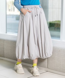 【KILA MODA】軽量ワッシャー素材バルーンシルエットスカート