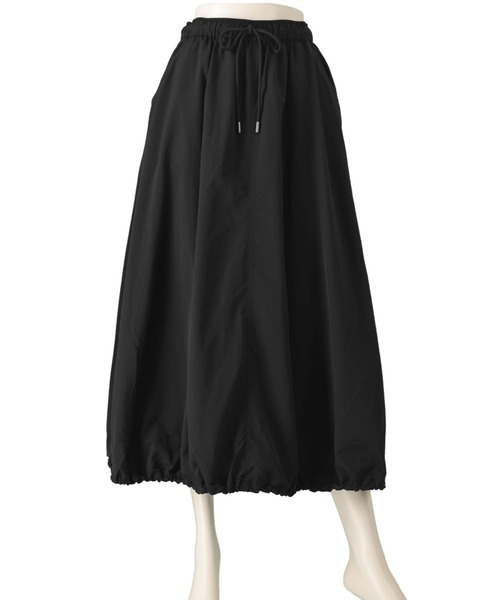 PATRIOT TAXI SELECT(パトリオットタクシーセレクト)の「【KILA MODA】軽量ワッシャー素材バルーンシルエットスカート(スカート・レディース・ブラック/シルバーグレー/ライム・LARGE/LL/3L/MEDIUM)」の2枚目の写真