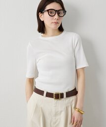 Whim Gazette（ウィムガゼット）の「半袖クルーネックテレコカットソー（Tシャツ/カットソー）」