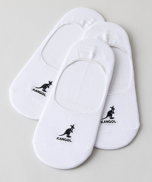 KANGOL(カンゴール)の「【KANGOL/カンゴール】【さりげないロゴ刺繍】スニーカーインソックス ワンポイント 靴から見えない絶妙丈 定番ソックス(ソックス/靴下・メンズ・グレー/ブラック/ホワイト・FREE)」の1枚目の写真