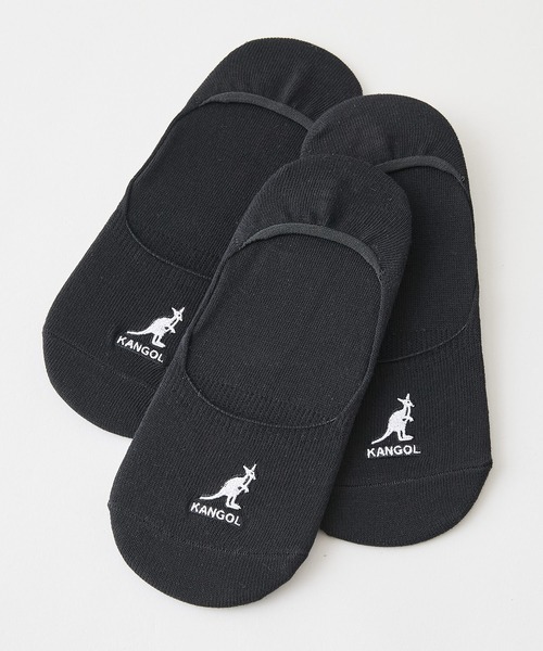 KANGOL(カンゴール)の「【KANGOL/カンゴール】【さりげないロゴ刺繍】スニーカーインソックス ワンポイント 靴から見えない絶妙丈 定番ソックス(ソックス/靴下・メンズ・グレー/ブラック/ホワイト・FREE)」の2枚目の写真