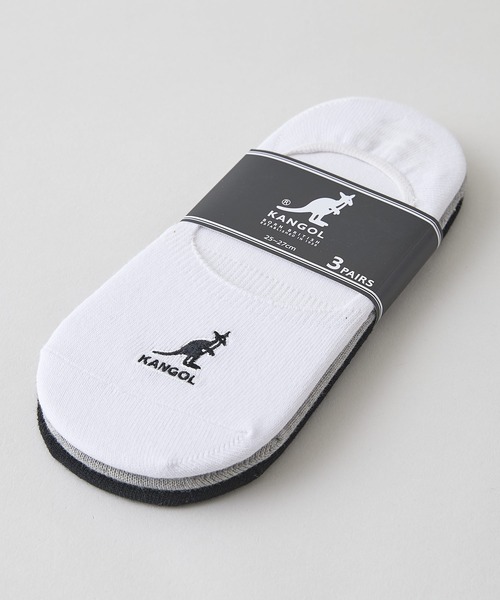 KANGOL(カンゴール)の「【KANGOL/カンゴール】【さりげないロゴ刺繍】スニーカーインソックス ワンポイント 靴から見えない絶妙丈 定番ソックス(ソックス/靴下・メンズ・グレー/ブラック/ホワイト・FREE)」の6枚目の写真