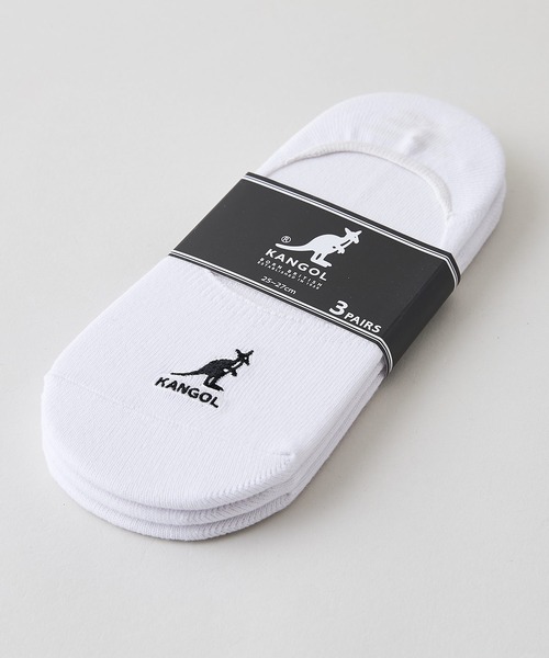 KANGOL(カンゴール)の「【KANGOL/カンゴール】【さりげないロゴ刺繍】スニーカーインソックス ワンポイント 靴から見えない絶妙丈 定番ソックス(ソックス/靴下・メンズ・グレー/ブラック/ホワイト・FREE)」の4枚目の写真
